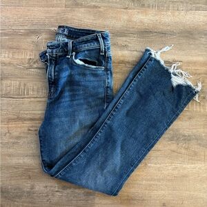 Abercrombie High Rise Ankle Flare Jeans